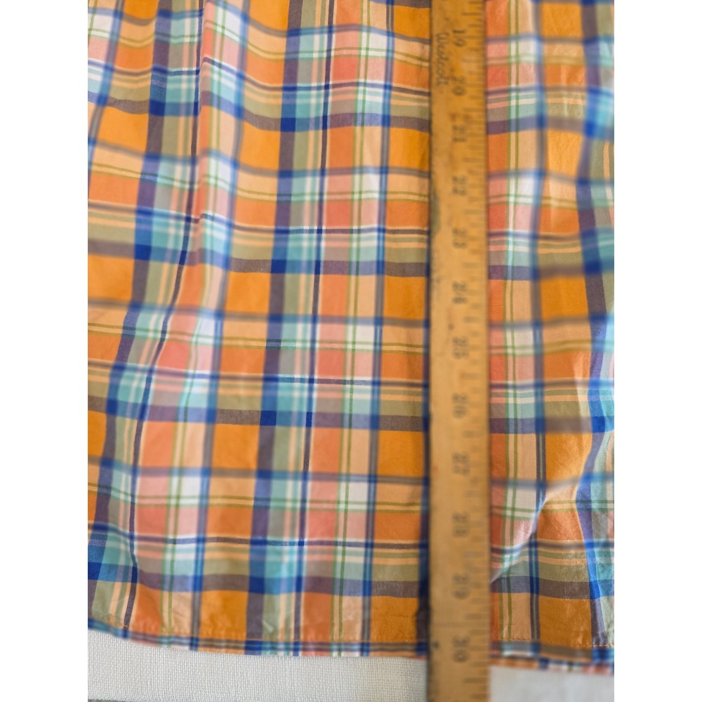 Duluth Trading Co Mens 2XL Relaxed Fit Untucked Plaid shirt gorpcore dadcore - Picture 5 of 7